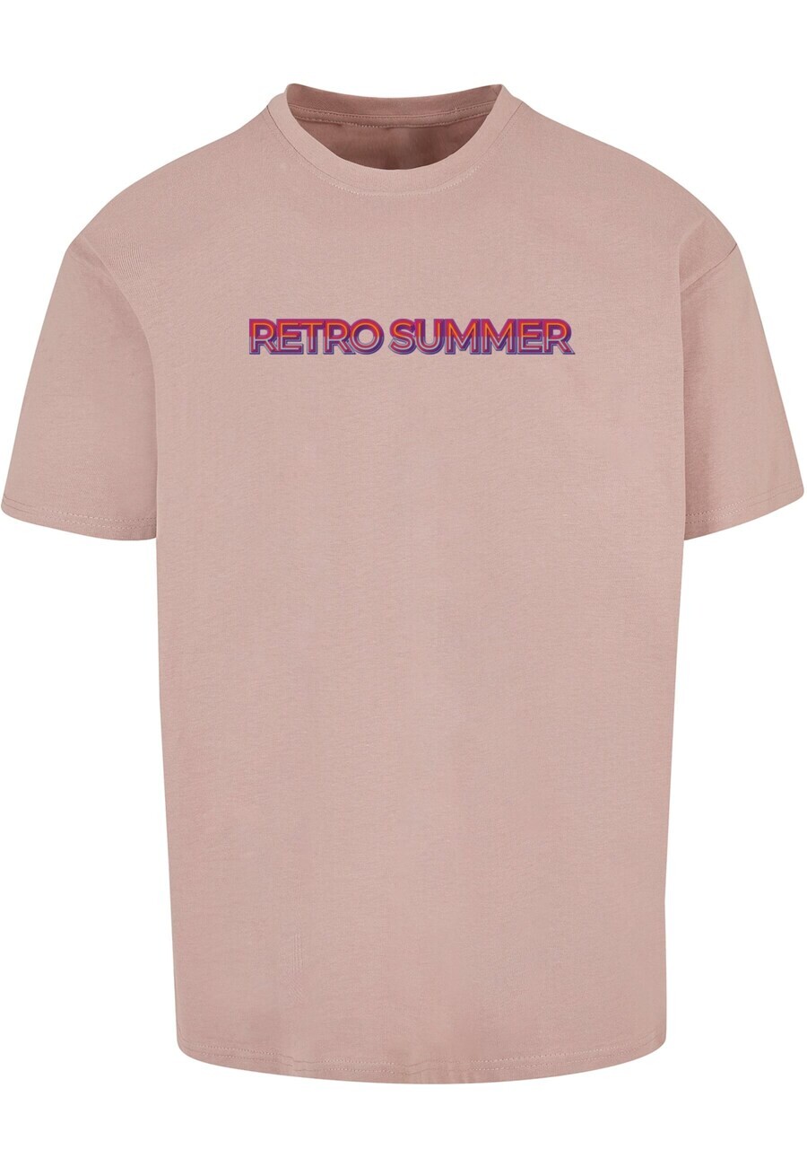 

Футболка Merchcode Summer - Retro, цвет Pink/Dusky pink