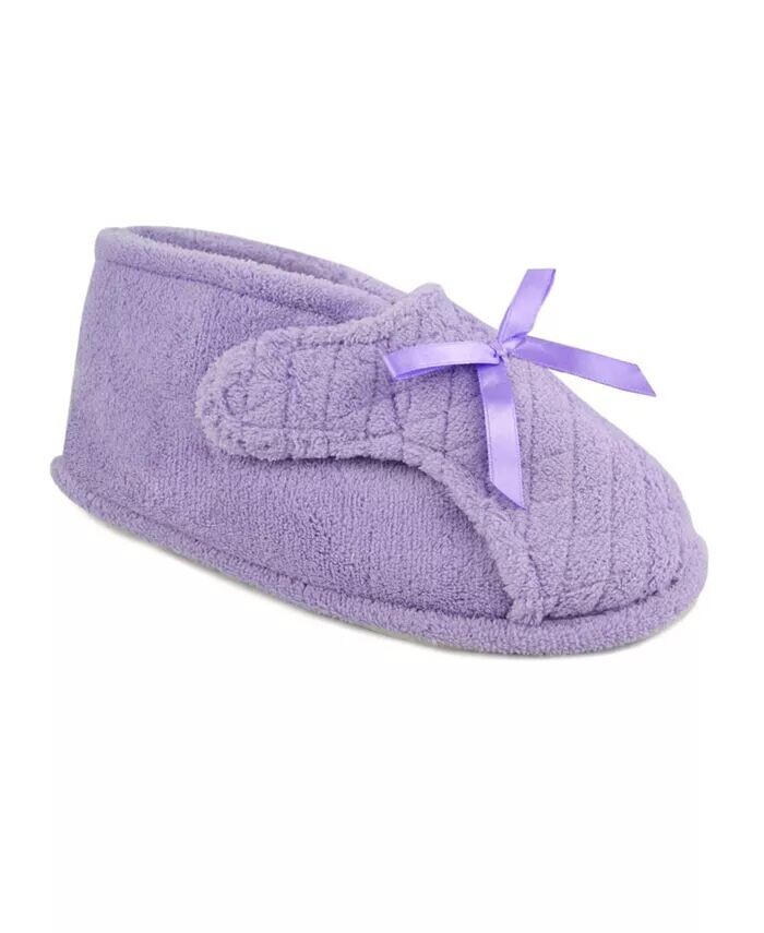 Женские регулируемые тапочки из микросинели MUK LUKS, фиолетовый