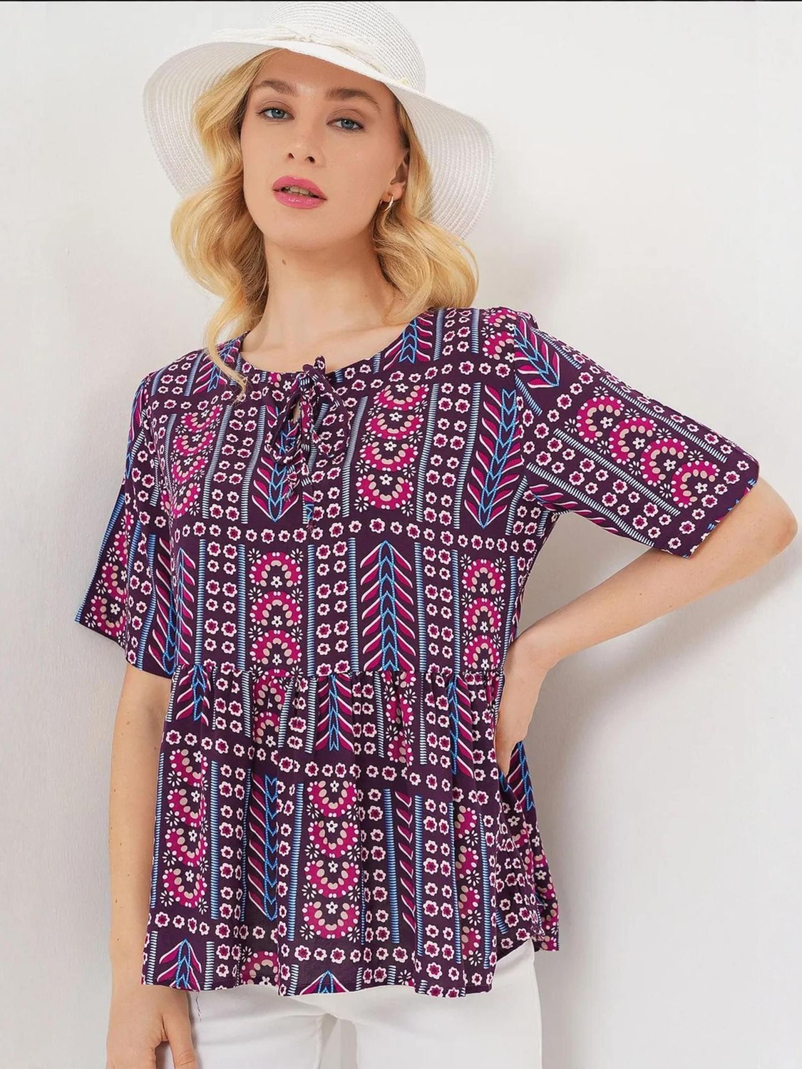 

Bigdart Блузка в винном красном