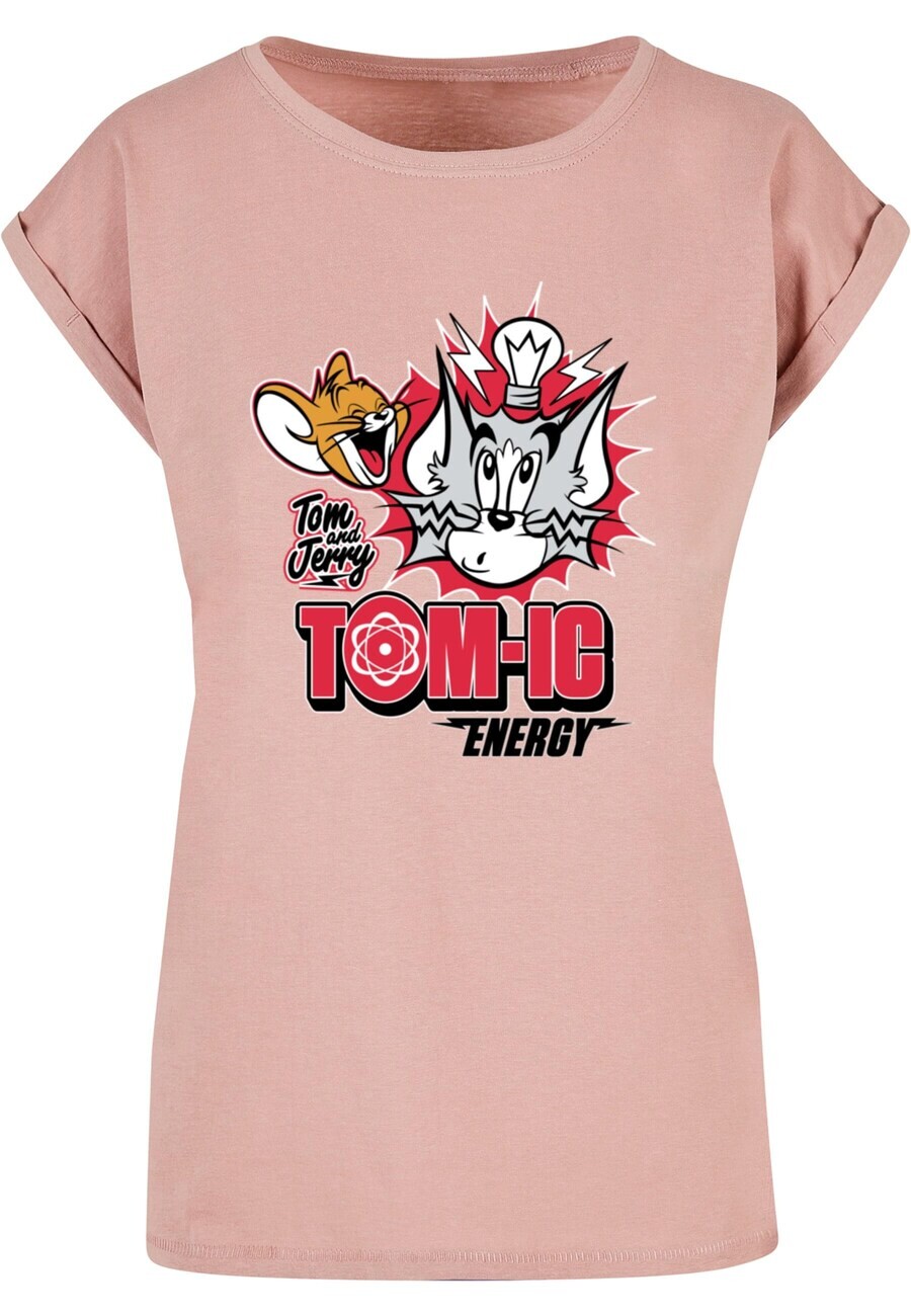 

Футболка ABSOLUTE CULT Shirt Tom And Jerry - Tomic Energy, темно-розовый