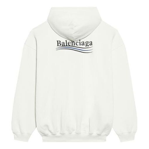 

Свитер fw21 political campaign printing hoodie white Balenciaga, белый