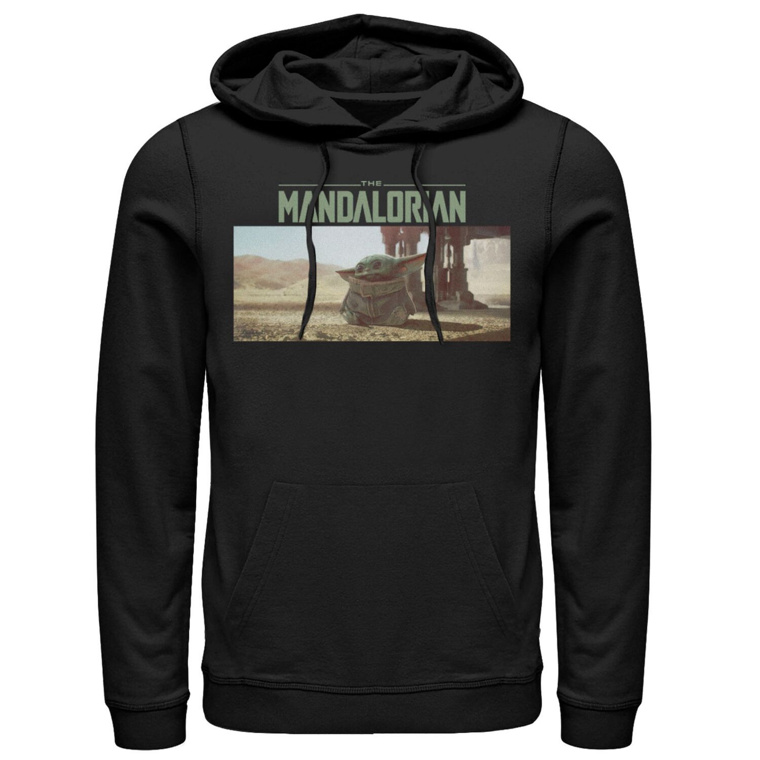

Мужская толстовка с логотипом Star Wars The Mandalorian The Child Licensed Character, черный