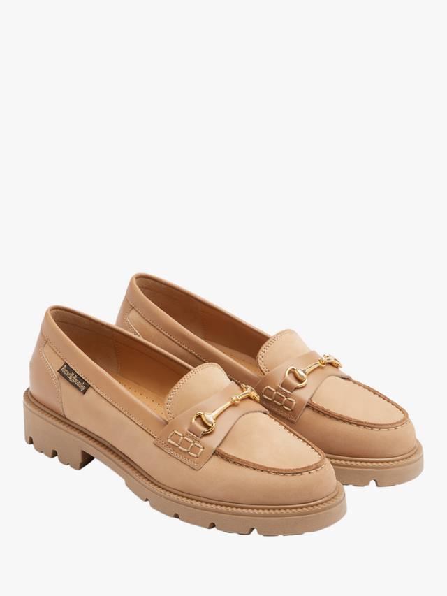 Вестминстерские кожаные лоферы Russell & Bromley, Natural — фото 2
