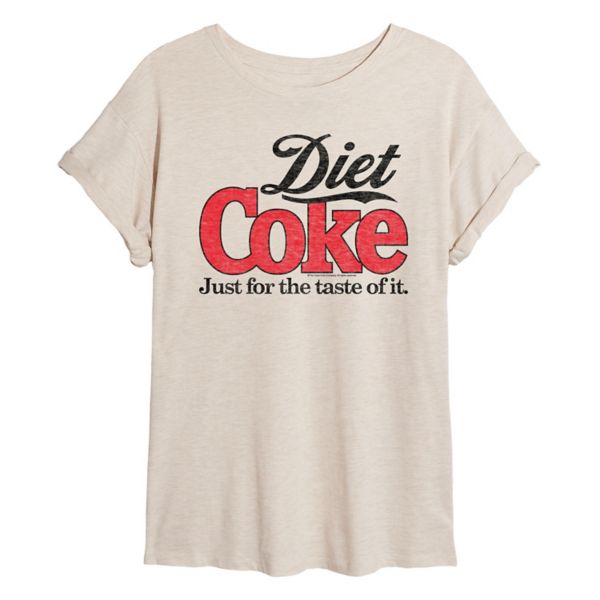 

Футболка оверсайз с ретро-принтом Diet Coke для подростков Licensed Character, бежевый