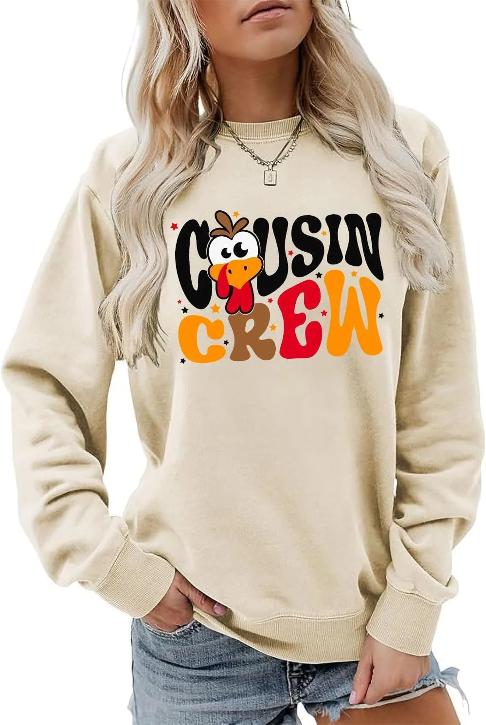 

Толстовка Cousin Crew с принтом индейки PZJUS