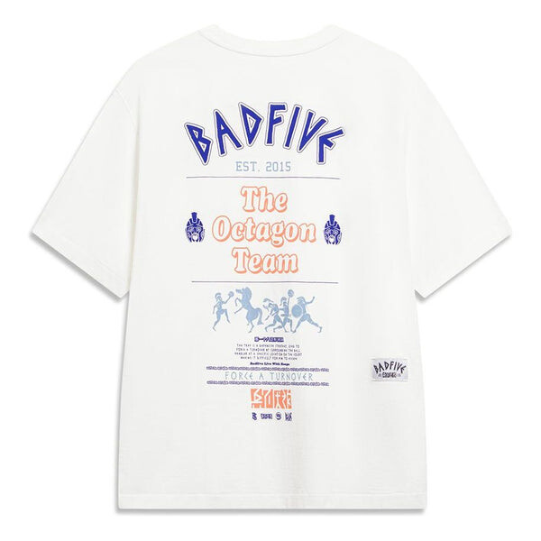 

Футболка badfive force a turn графическая футболка Li-Ning, белый