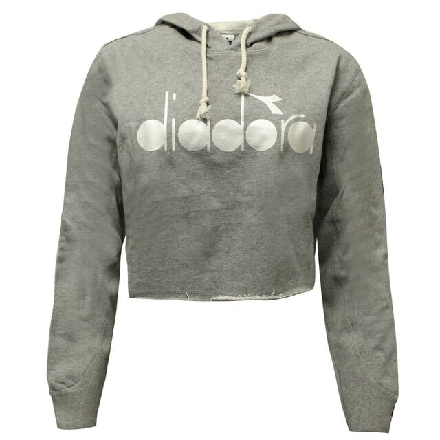 

Укороченное женское худи Diadora, серый