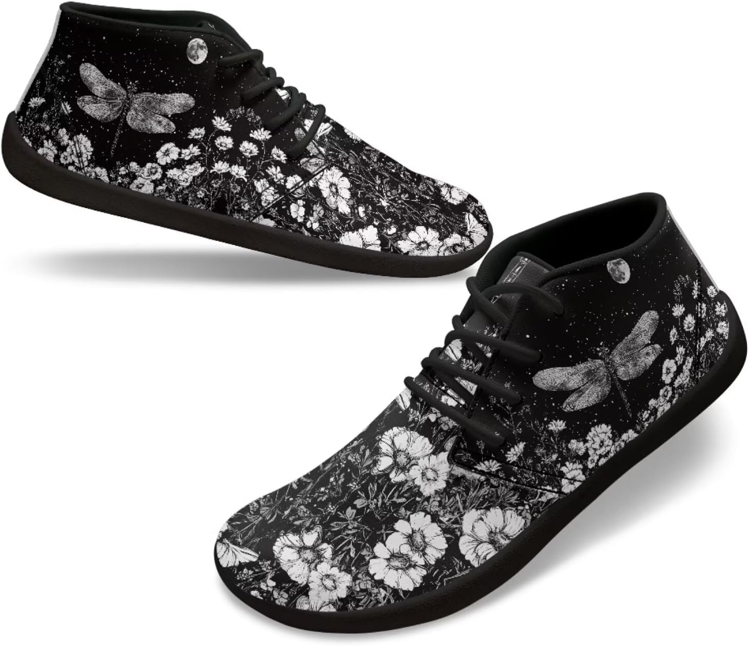 

Мужские кроссовки с широкой носочной частью, дышащие, в стиле босоножек, с подошвой нулевого подъема, удобные, противоскользящие, быстро сохнущие, для тренировок и прогулок Xixirimido, Dragonfly Floral