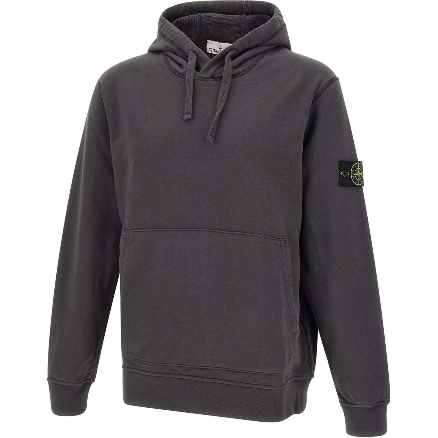 Толстовка мужская темно-серая Stone Island, темно-серый — фото 3
