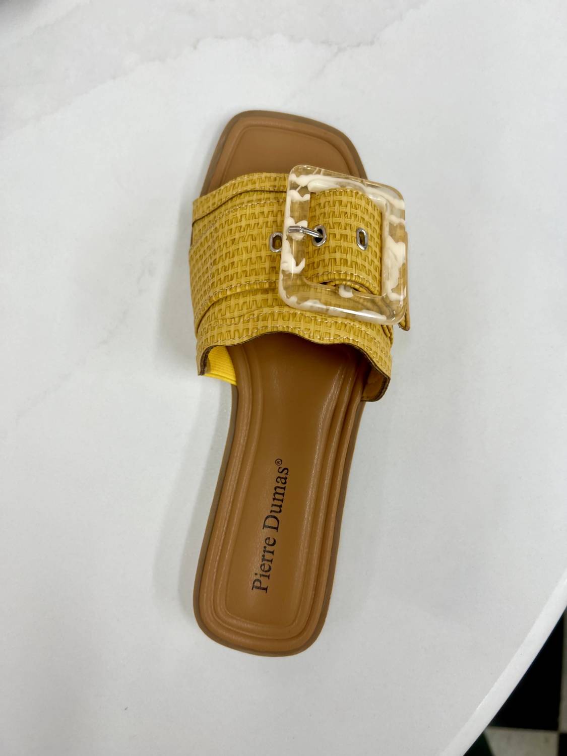 Женские сандалии Emy 1 горчичного цвета Pierre Dumas, Mustard