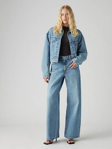 

Женские мешковатые прямые джинсы XL Levi's, цвет Thanks Friend - Medium Wash