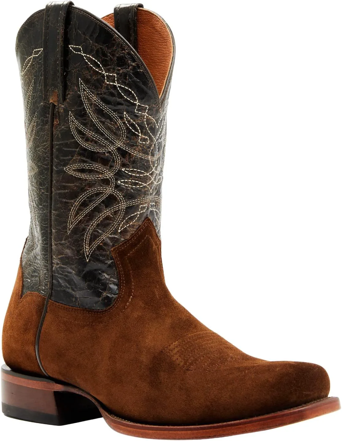 Мужские вестерн-бутсы Pancho Roughout 11" с квадратным носком - Rc1065 Moonshine Spirit, коричневый — фото 4