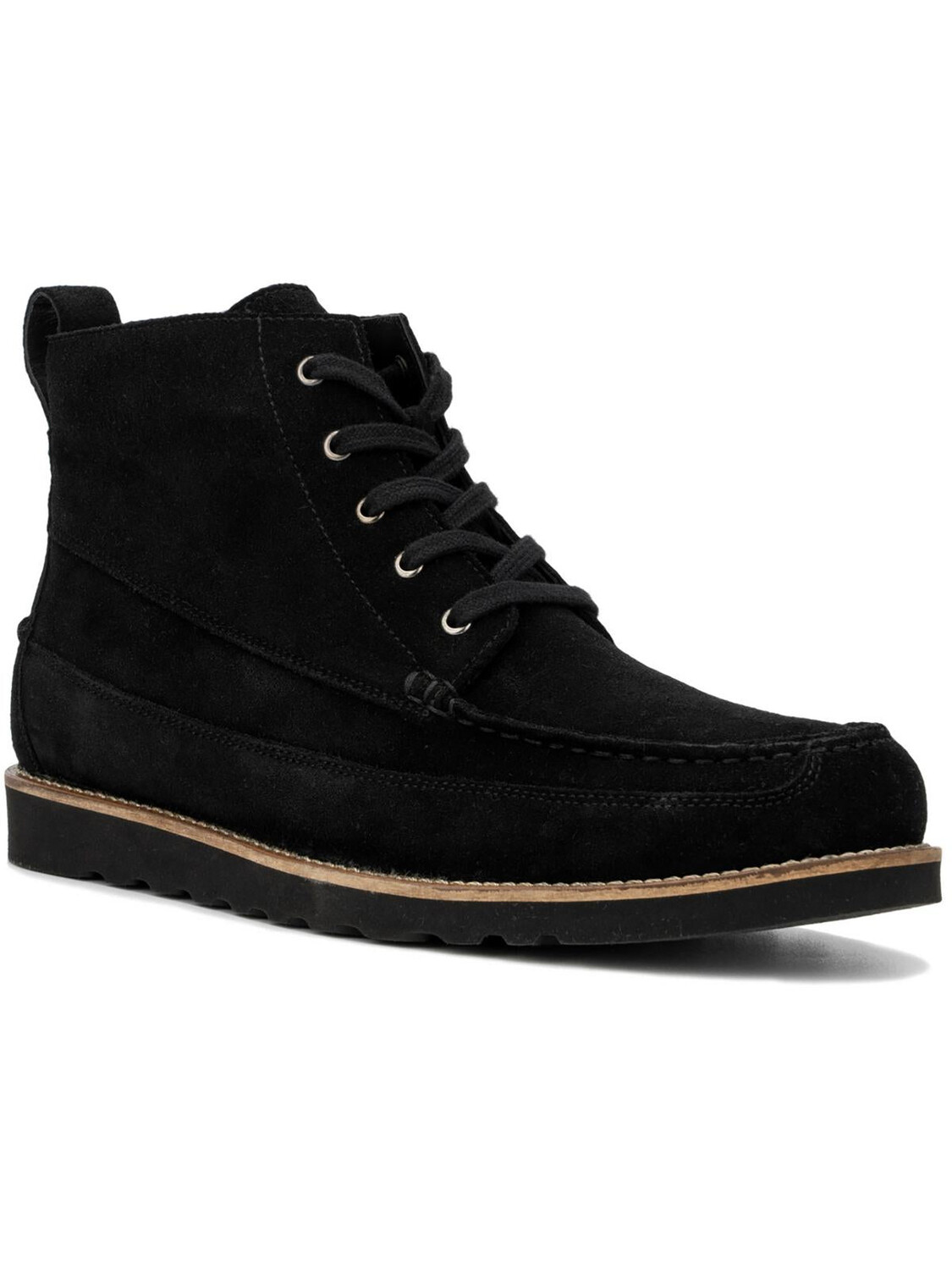 

Мужские замшевые ботильоны с круглым носком Reserved Footwear, черный