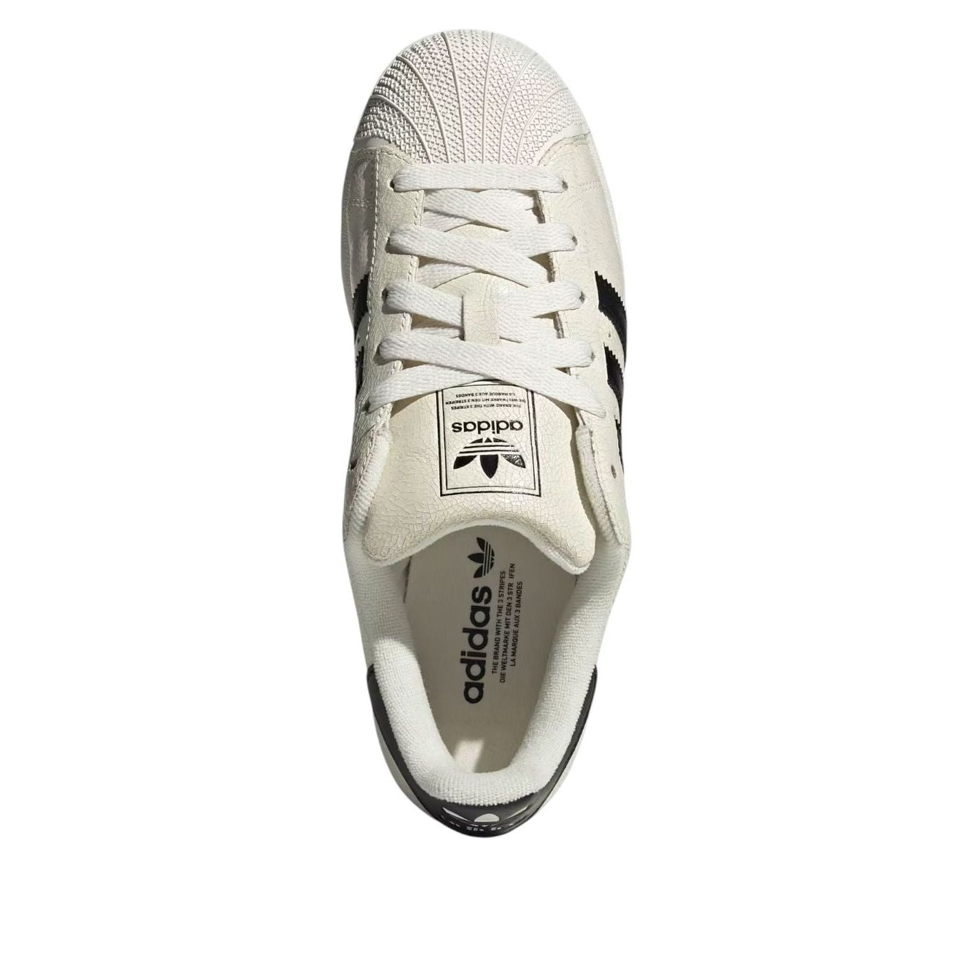 Кроссовки (WMNS) adidas Superstar II 'Off White Black' — фото 2