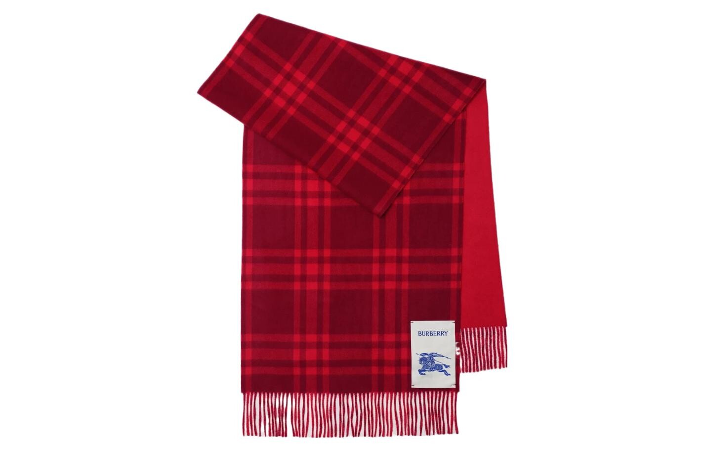 

Шарф вязаный Burberry, красный