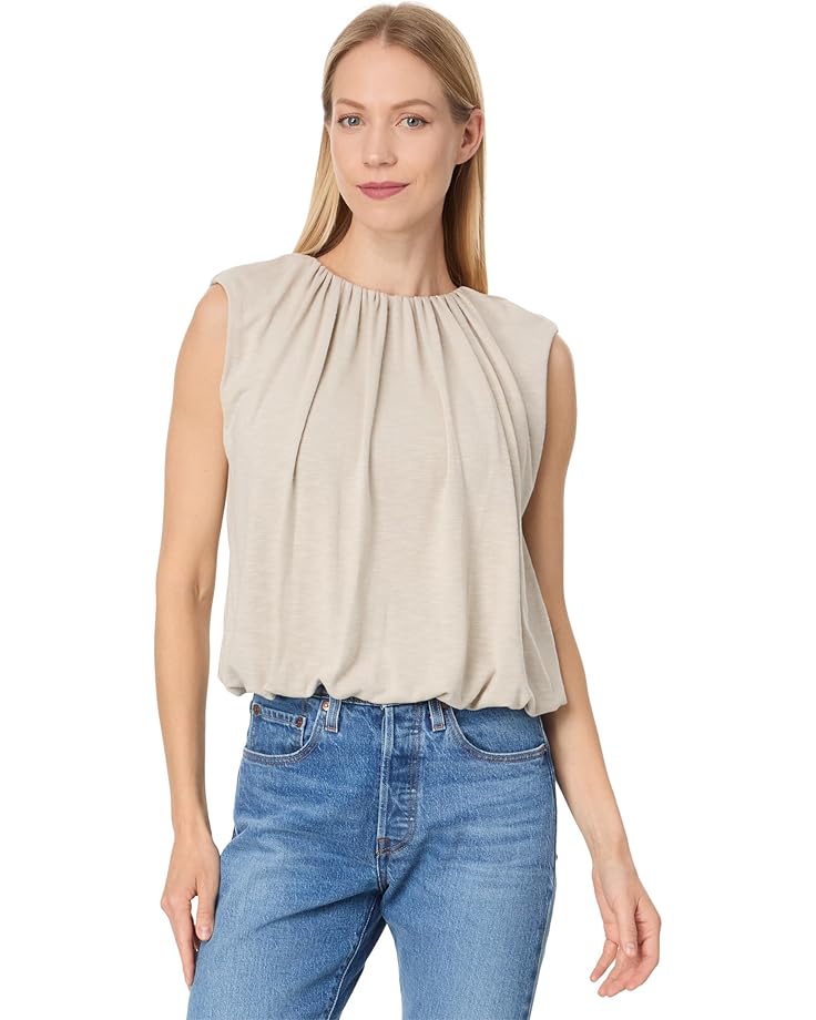 

Топ Michael Stars Cindy Bubble Top, цвет Oatmeal