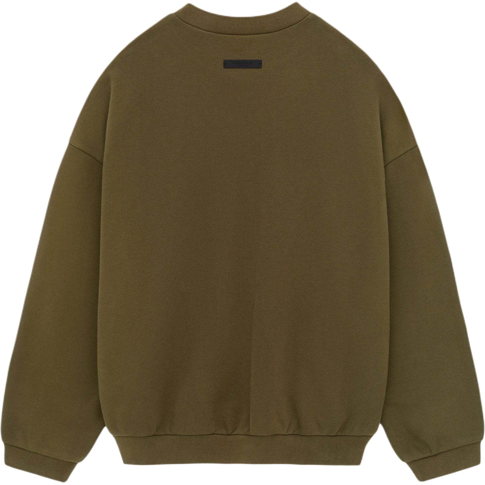 Флисовая водолазка Fear Of God Essentials, оливково-зеленый — фото 3