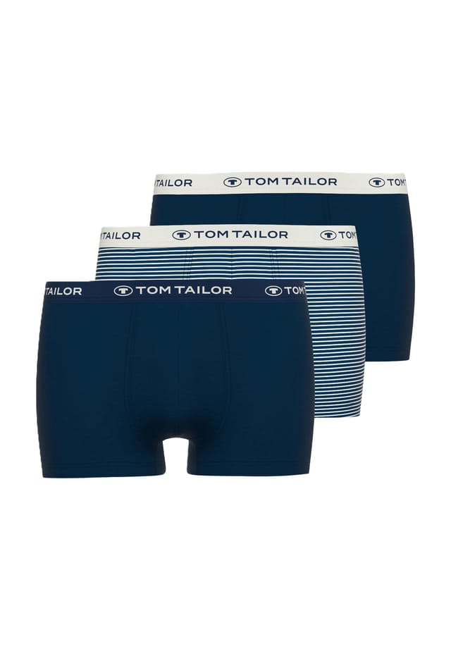 

Брюки короткие 3 пары логотип на поясе Tom Tailor, синий