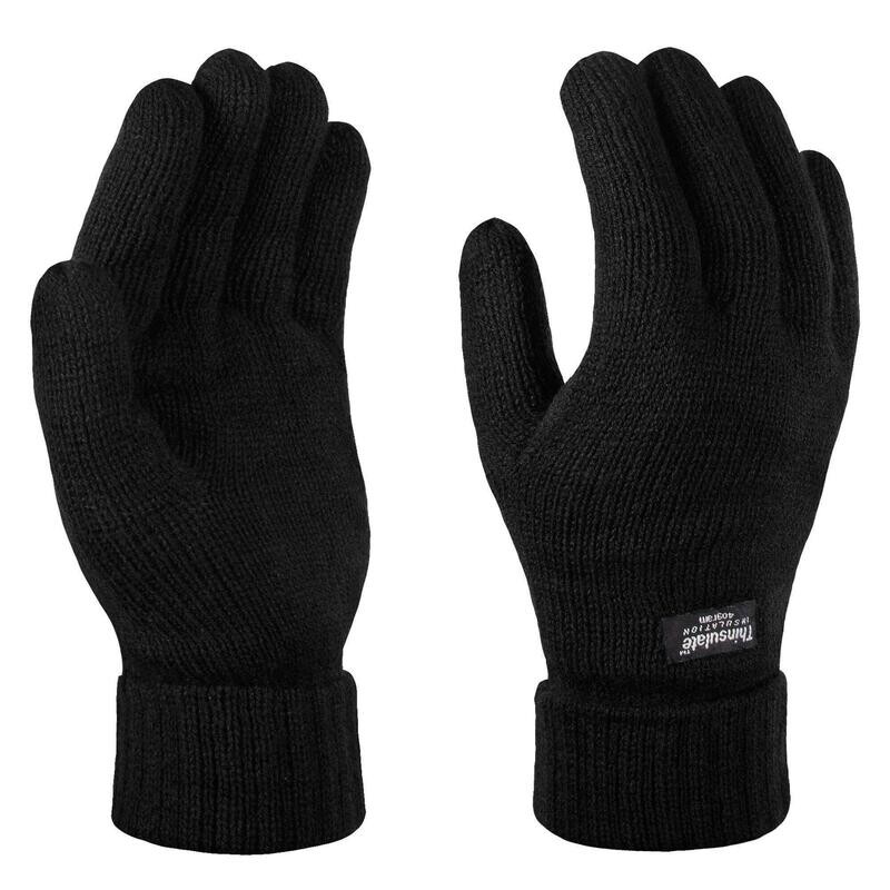 

Термальные зимние перчатки унисекс Thinsulate, черные REGATTA, цвет negro