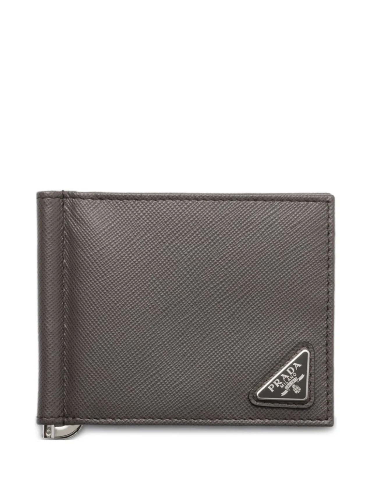 

Prada кошелек из сафьяновой кожи, серый