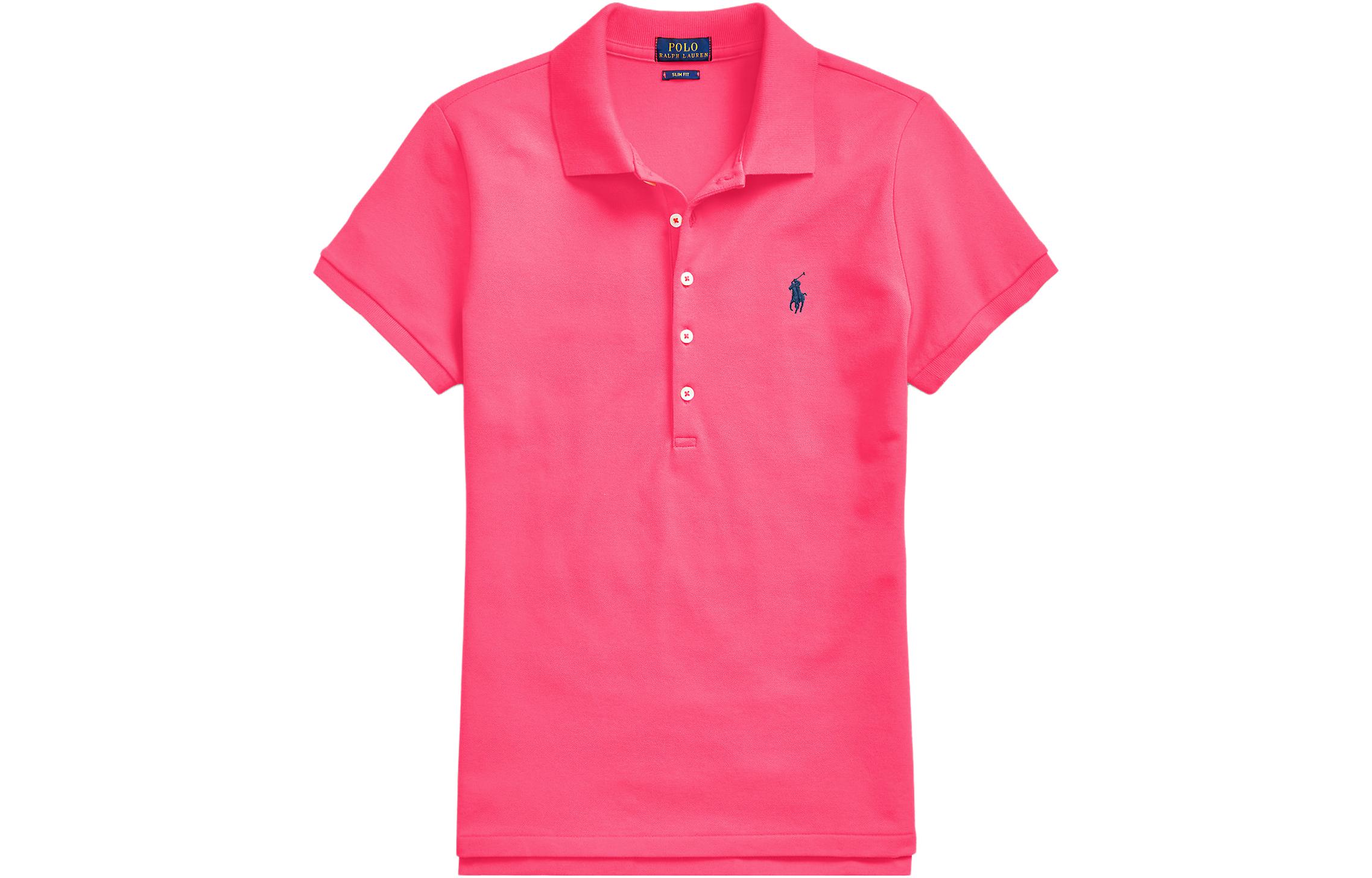 Хлопковая поло Polo Ralph Lauren, фиолетовый — фото 4