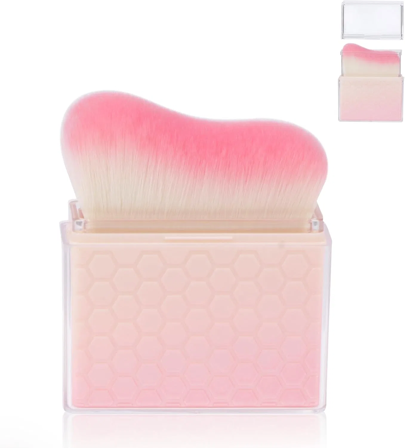 Кисть для автозагара Kabuki BABYSHEEP pink-red