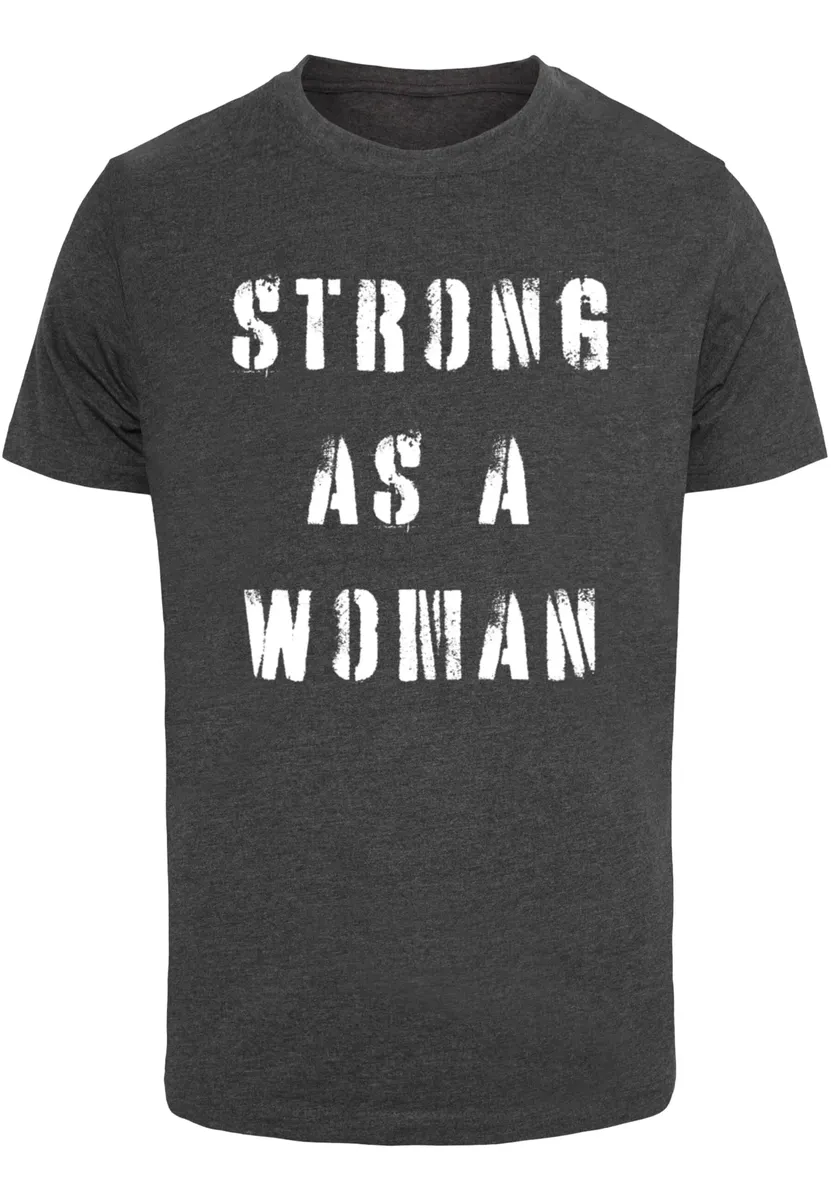 

Футболка Merchcode " Merchcode Unisex WD — Футболка Strong As A Woman с круглым вырезом", цвет Charcoal