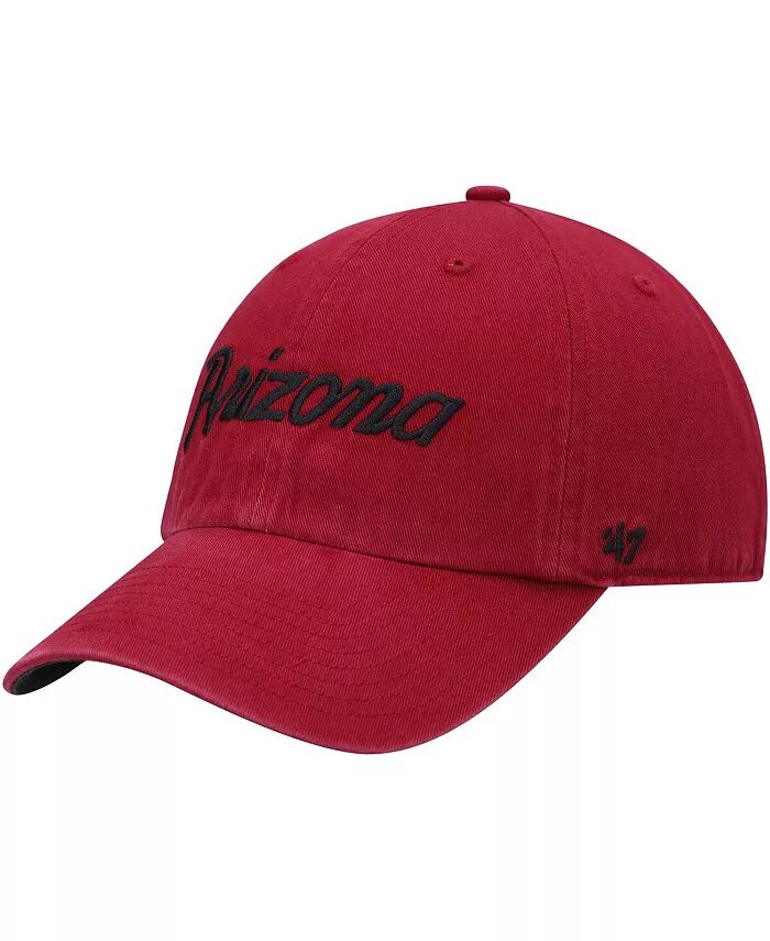 

Мужская регулируемая кепка Cardinal Arizona Cardinals Crosstown Clean Up '47 Brand, красный