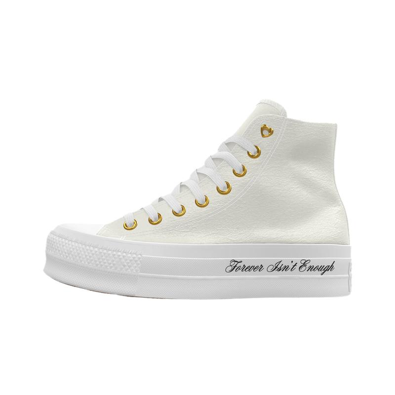Converse Высокие парусиновые туфли All Star унисекс белого цвета