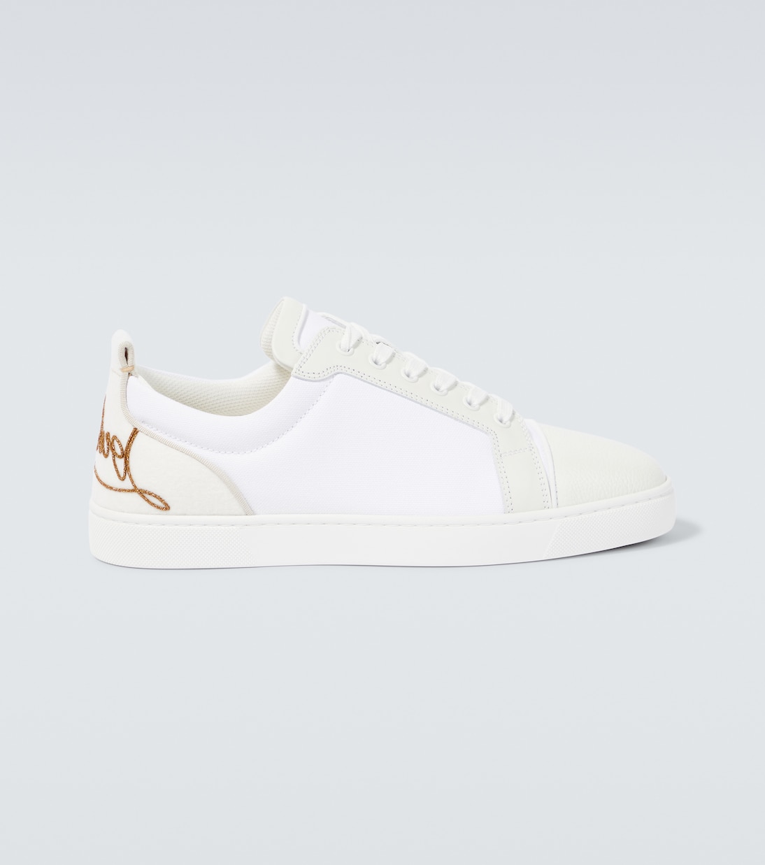 

Кожаные кроссовки Fun Louis Junior Christian Louboutin, белый