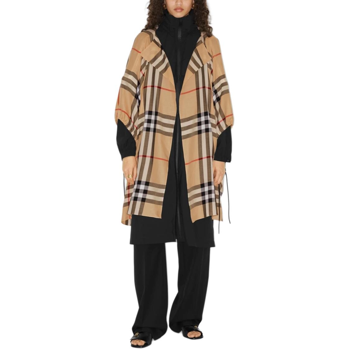 Накидка женская Burberry, женская одежда, коричневый — фото 2