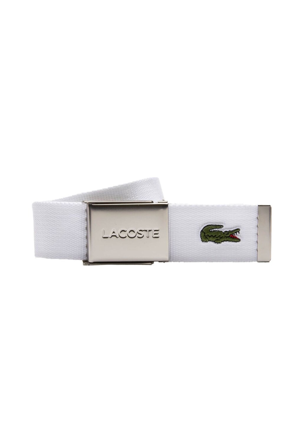 

Текстильный пояс LACOSTE, белый