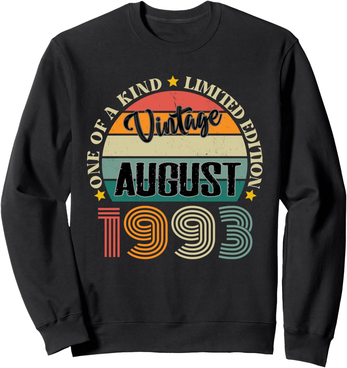 

Винтажная толстовка «31 год», август 1993 года, ретро-стиль, к 31-летию Vintage Birthday Retro Limited Edition Retro Gifts, черный