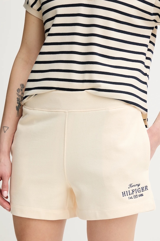 

Хлопковые шорты Tommy Hilfiger, бежевый