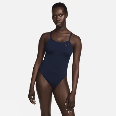 

Купальник Nike HydraStrong Racerback One-Piece Swimsuit, темно-синий