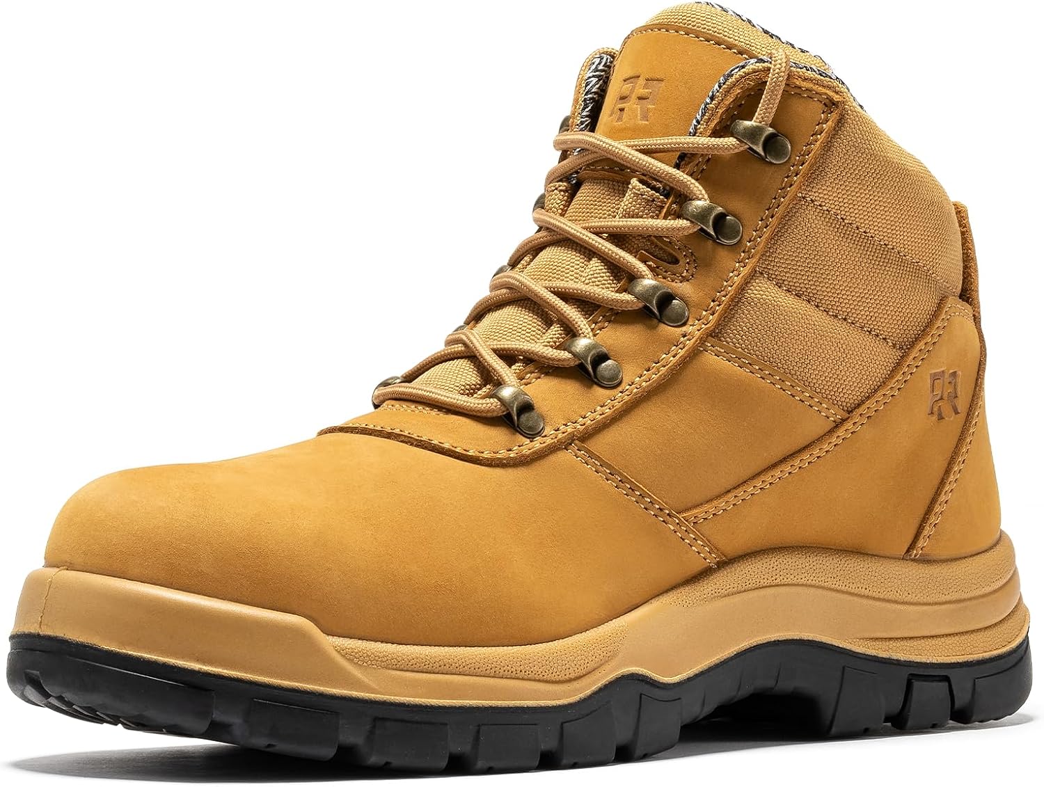 

Мужские ботинки ROCKROOSTER Oxford из пшеницы, 13 см, с композитным носком ASTM F2413-18, защита от электропроводности (EH), противоскользящие, с боковой молнией, ширина EE, комфорт Coolmax, нубуковая кожа, резиновая подошва, желтый