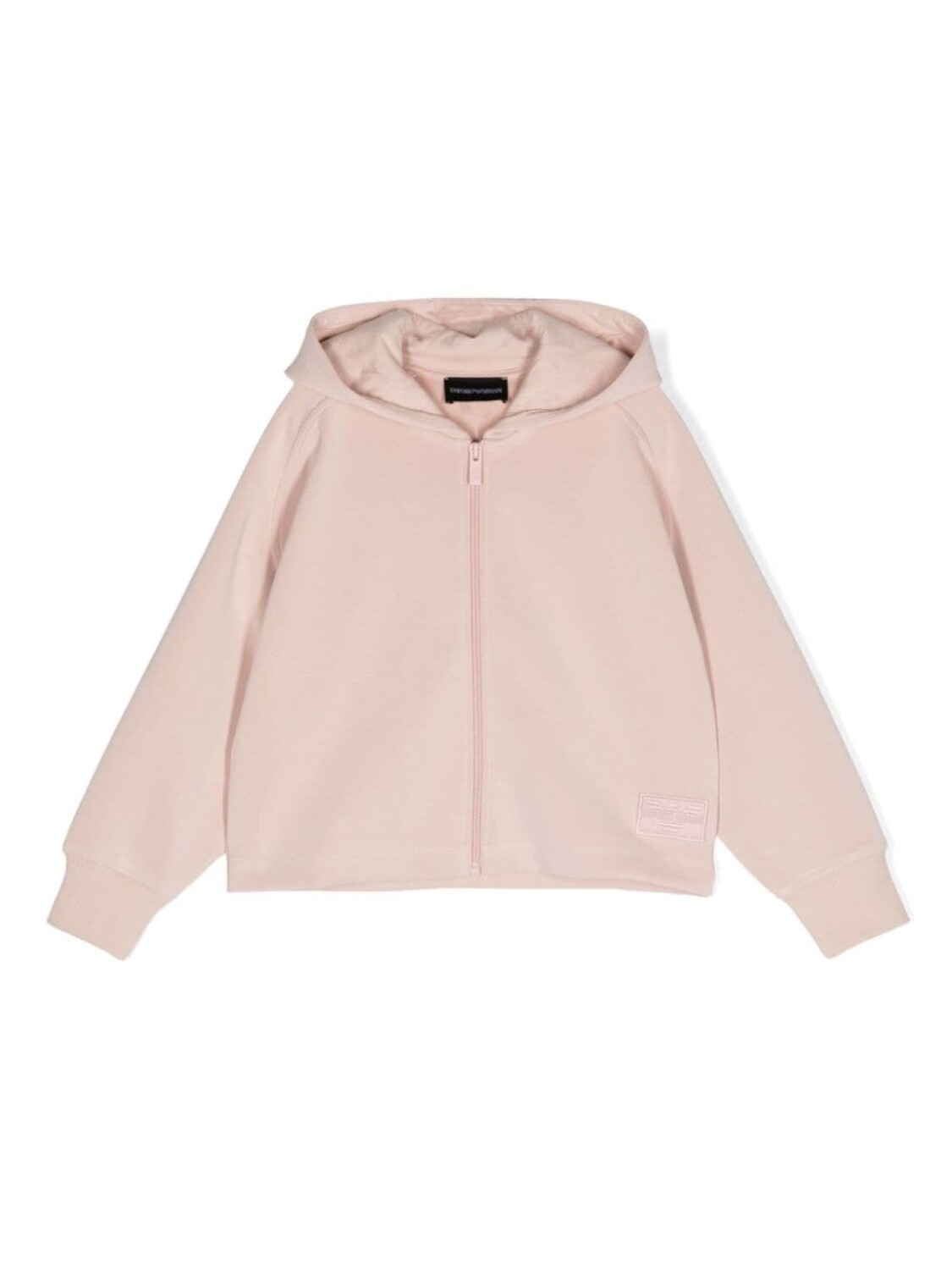 

Emporio Armani Kids худи с рукавами реглан и нашивкой-логотипом, розовый