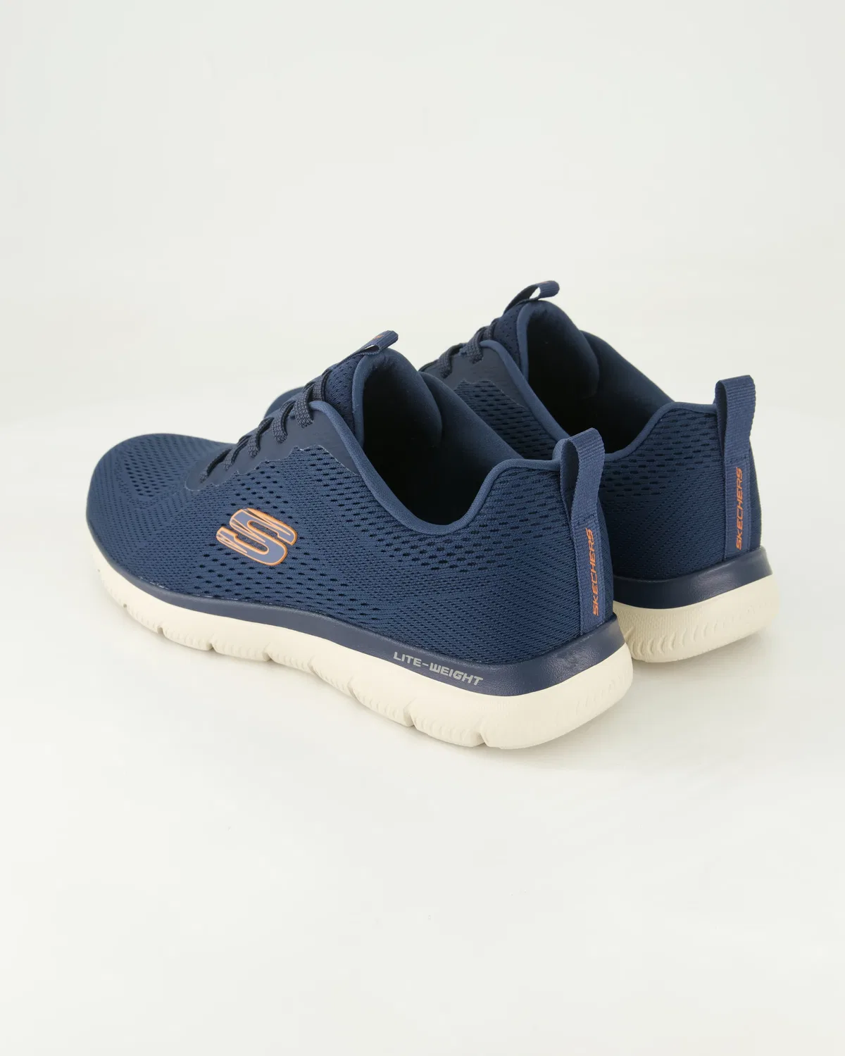 Сникерсы низкие, облегченные Skechers, синий — фото 3