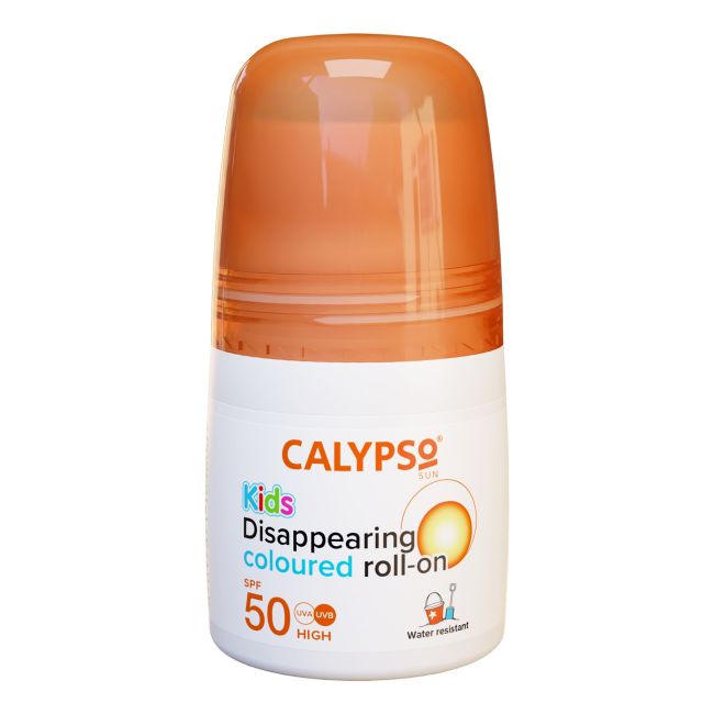

Детский цветной защитный детский солнцезащитный лосьон spf50 Calypso, 50 мл