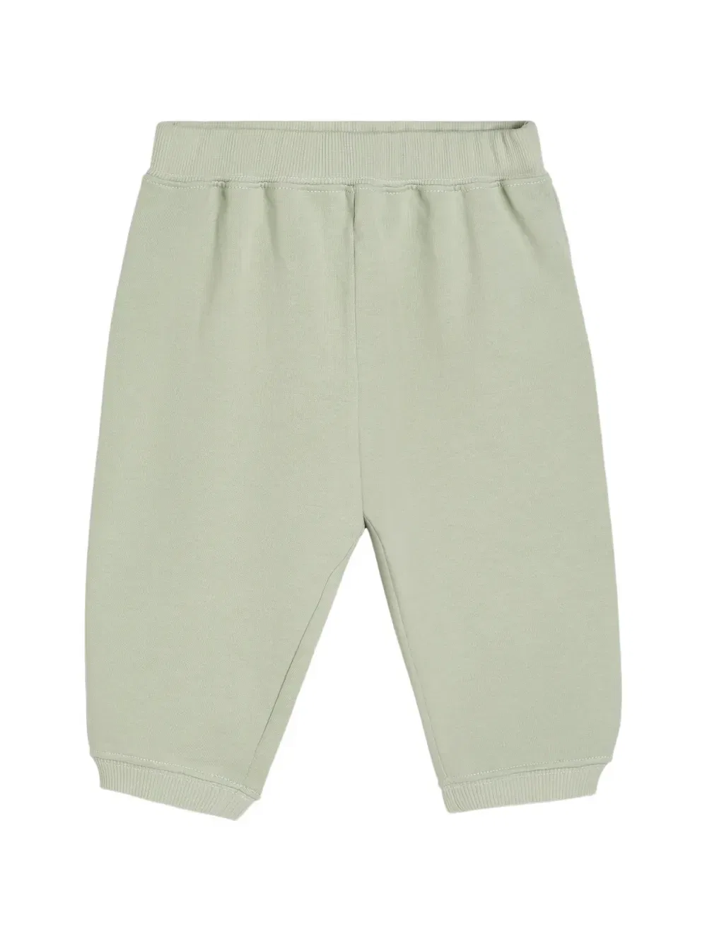 Детские брюки Bernie из хлопкового футера Brunello Cucinelli Kids, зеленый