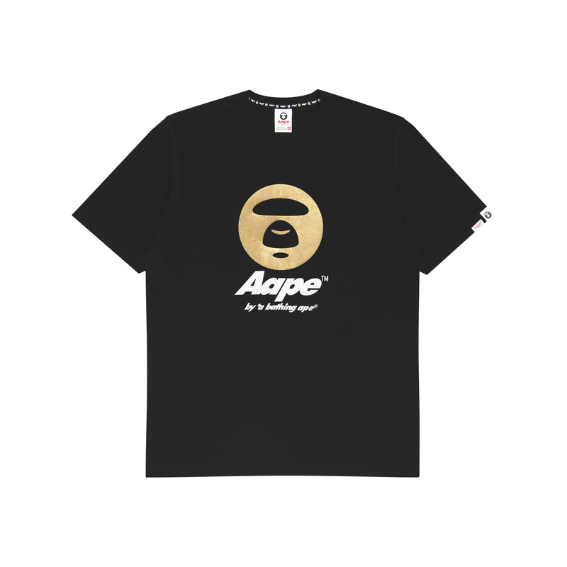 

Хлопковая футболка с логотипом Aape, White WHX