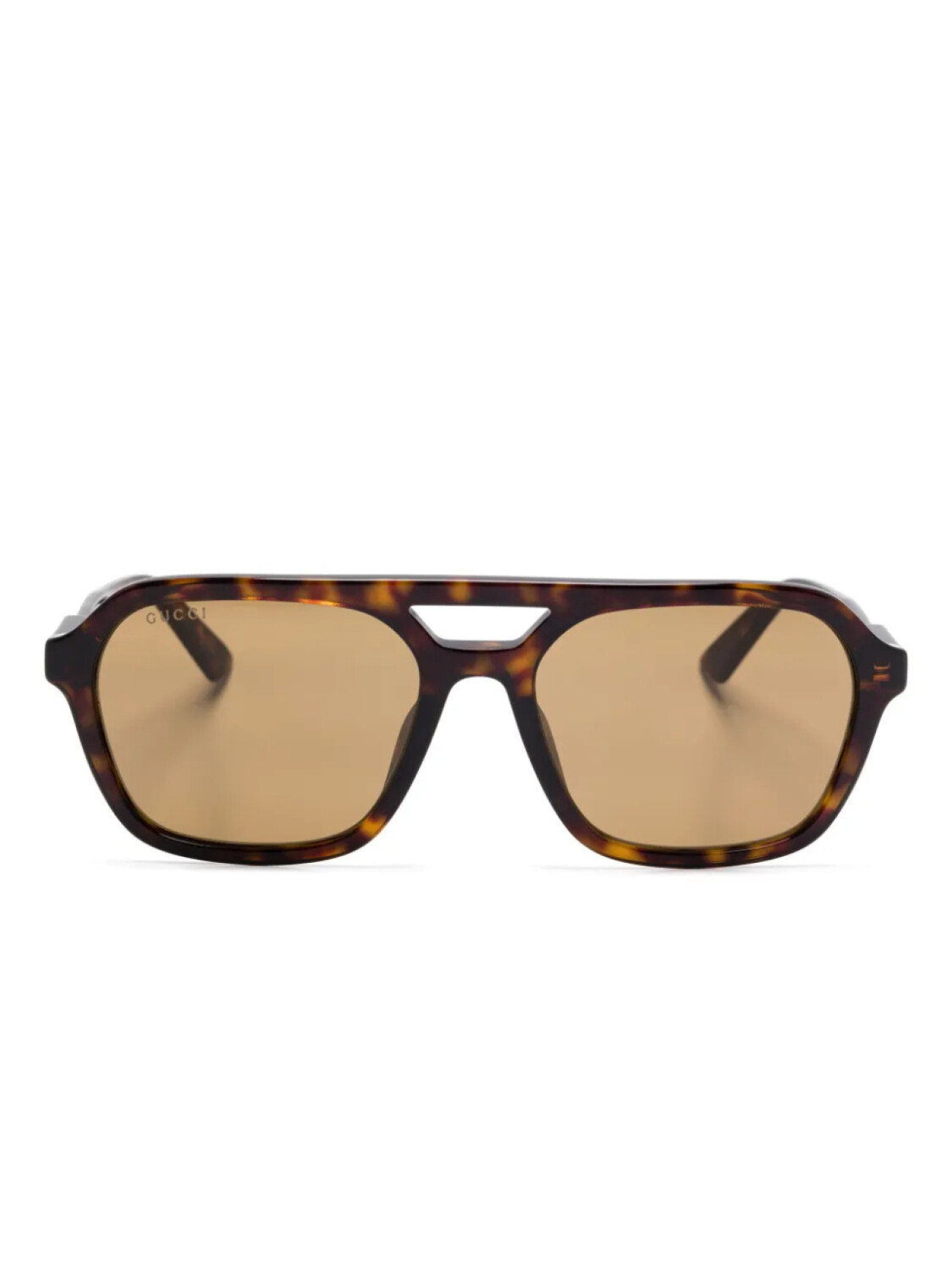 

Солнцезащитные очки-пилоты Gucci Eyewear, коричневый