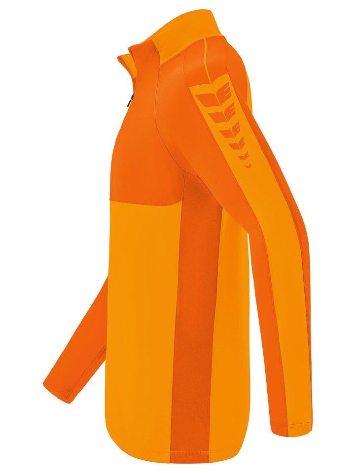 Тренировочный топ erima Six Wings Trainingstop, цвет new orange/orange — фото 3