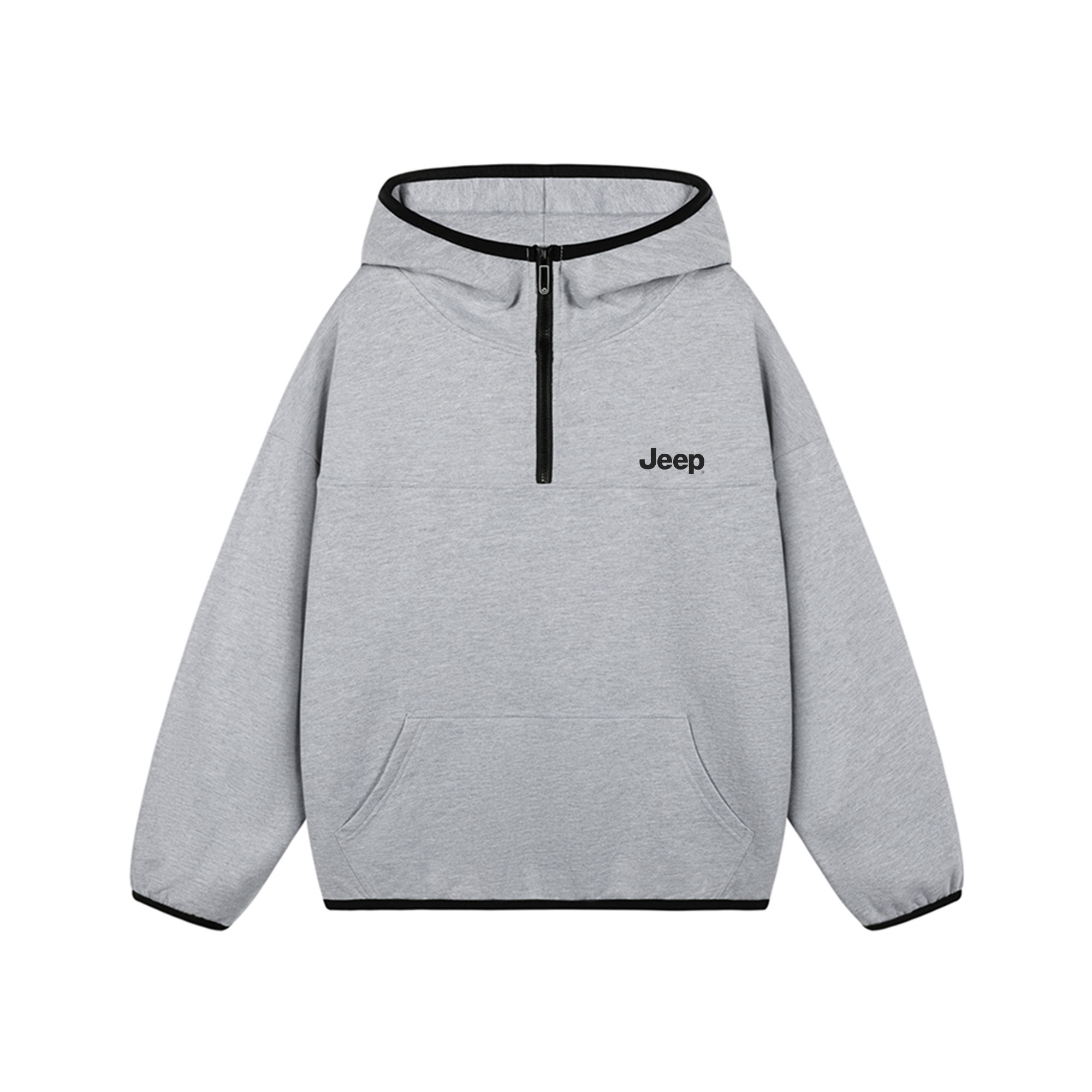 

Толстовка Unisex Hooded Moderate Regular Jeep, светло-серый