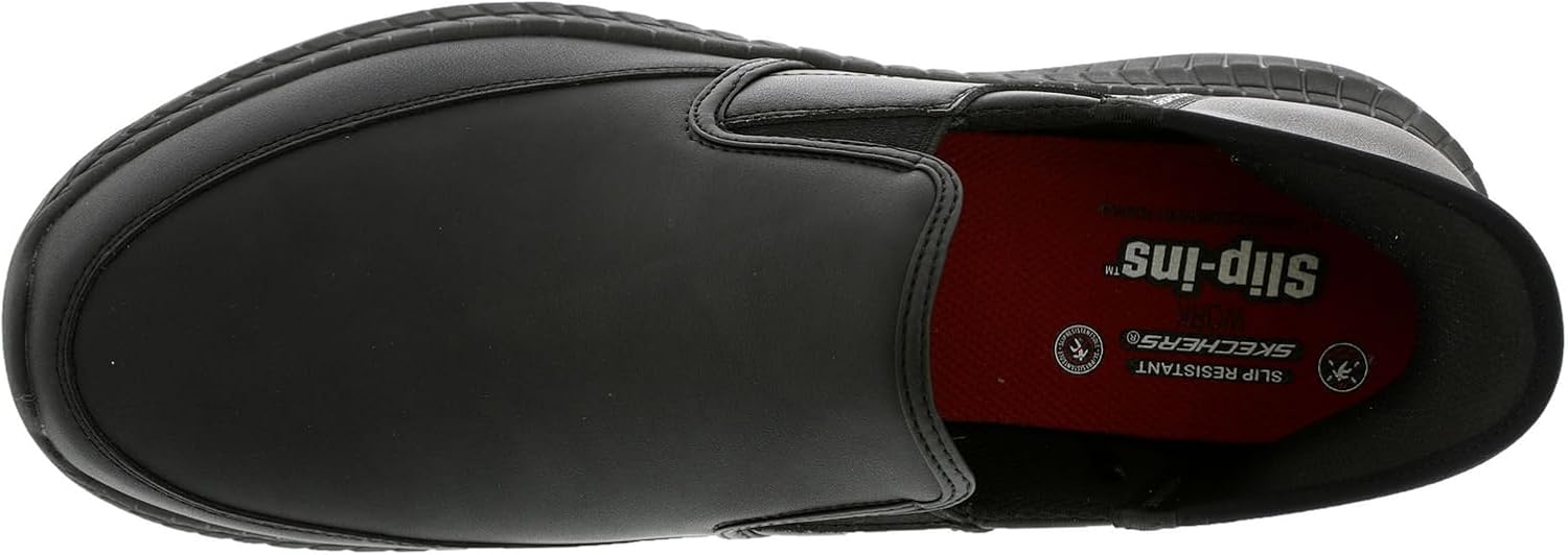 Рабочие слипоны Skechers: Russom-200249, мужские слипоны, черный — фото 2