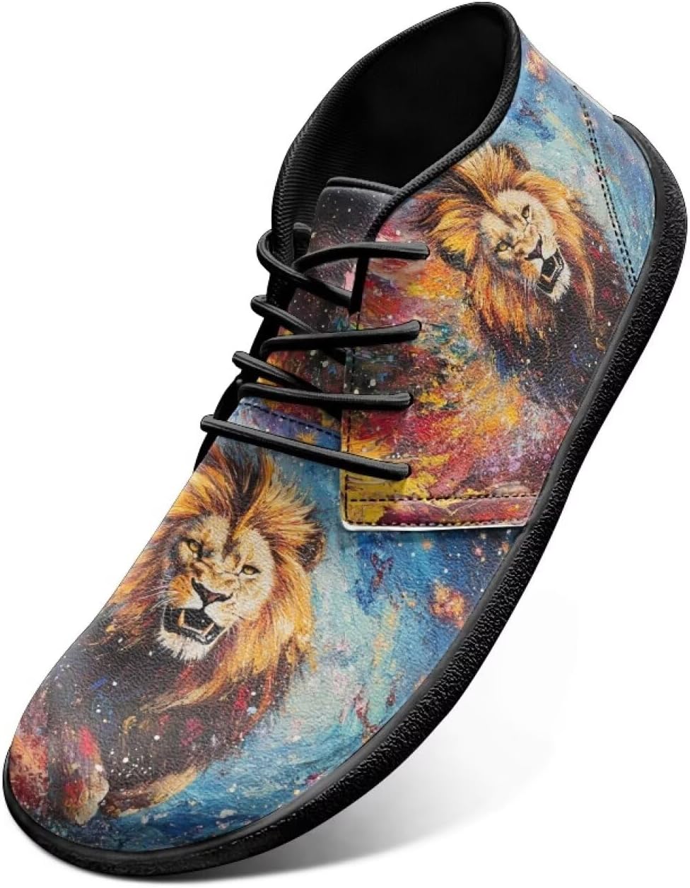 

Мужские широкие кроссовки для ходьбы, на шнуровке, минималистичный дизайн, противоскользящая подошва из пеноматериала с эффектом памяти, спортивные кроссовки, размеры US 6-14 Cugasmaru, Galaxy Lion