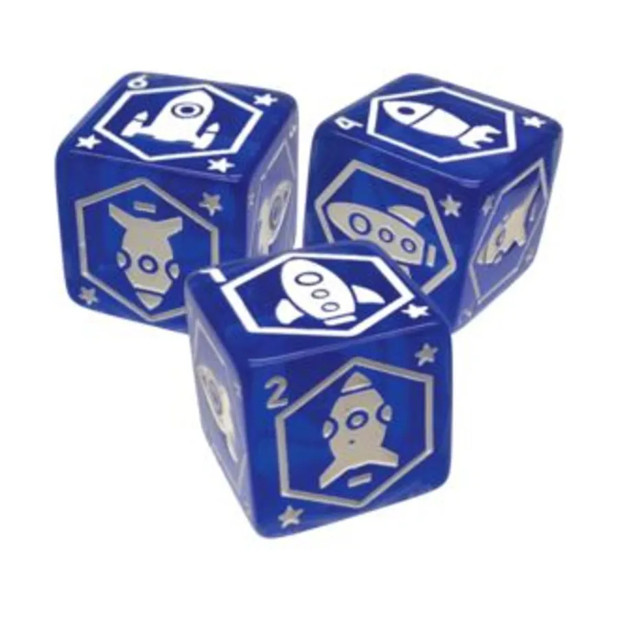 

Набор кубиков «Ракета d6» (3), Miscellaneous (Steve Jackson Games)