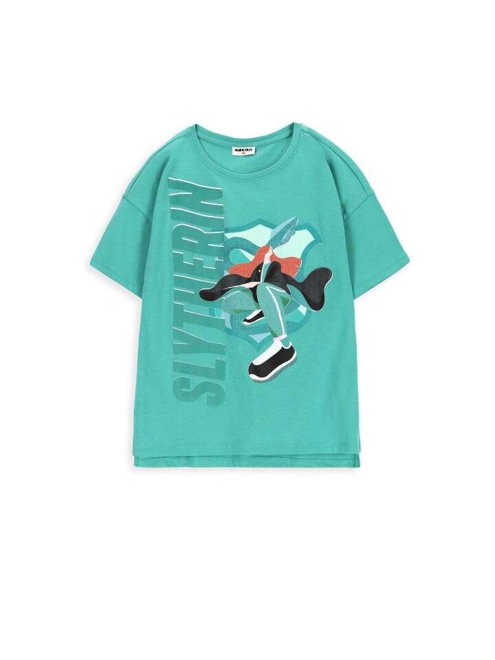 

Футболка MOKIDA T-Shirt mit kurzen Ärmeln HARRY POTTER, зеленый