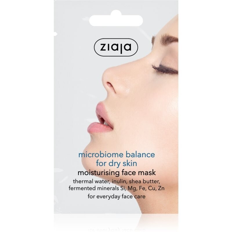 Маска для лица Ziaja — Masks Microbiome Balance - баланс микробиома для сухой кожи, 7 мл