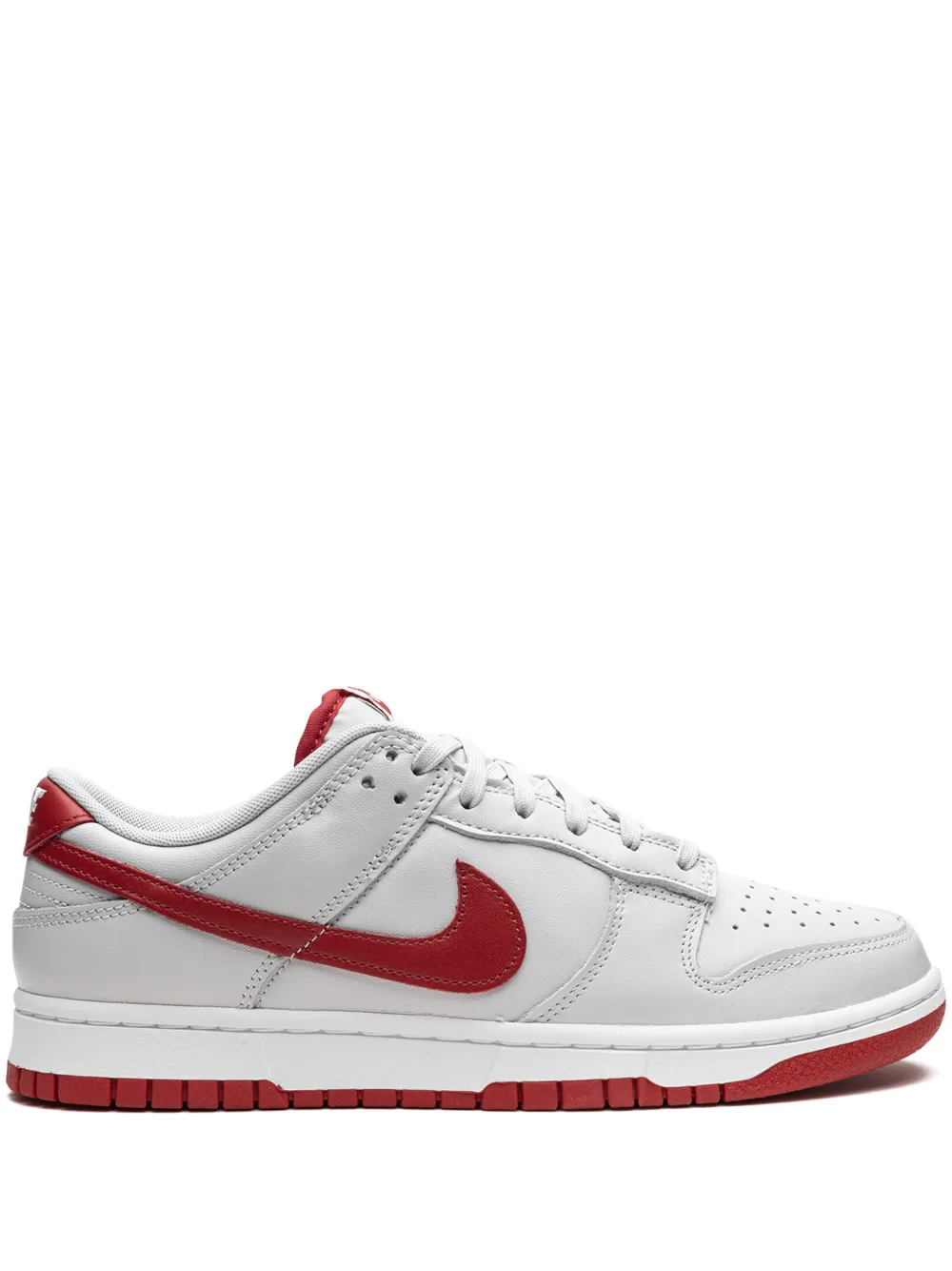 

Кроссовки Dunk Low 'Vast Grey/Varsity Red' Nike, белый
